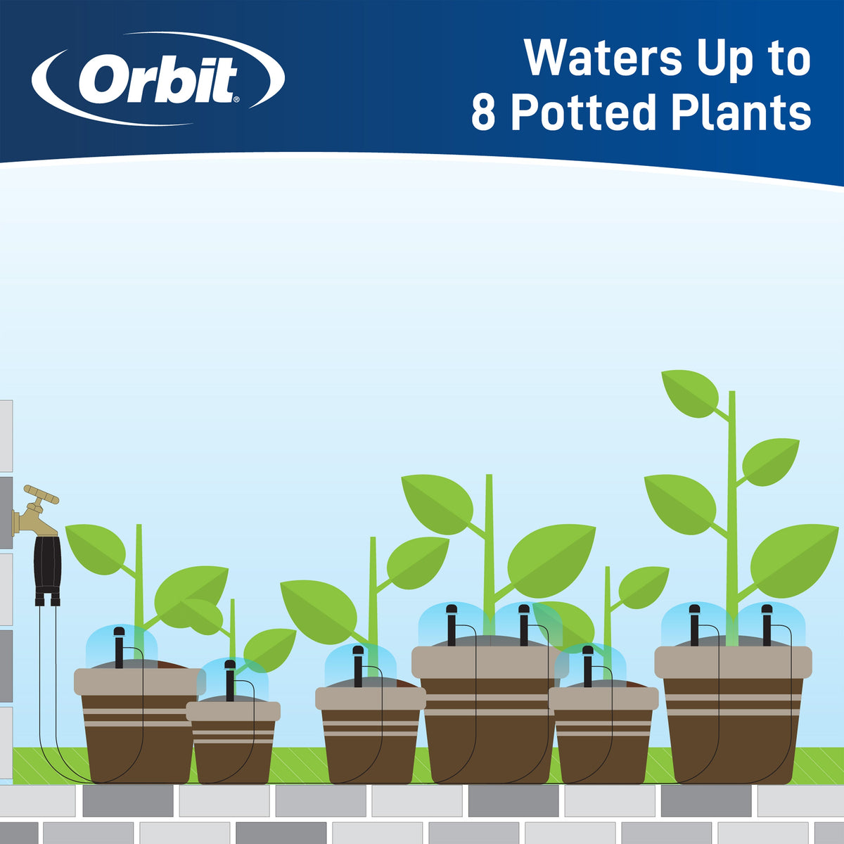 Orbit Patio & Potted Plant Drip Irrigation Kit — 67523